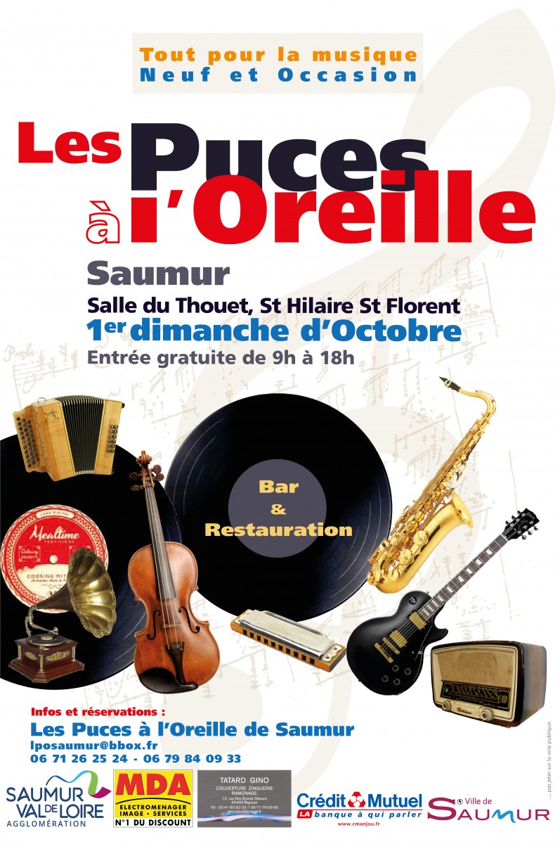 LES PUCES À L'OREILLE À SAUMUR